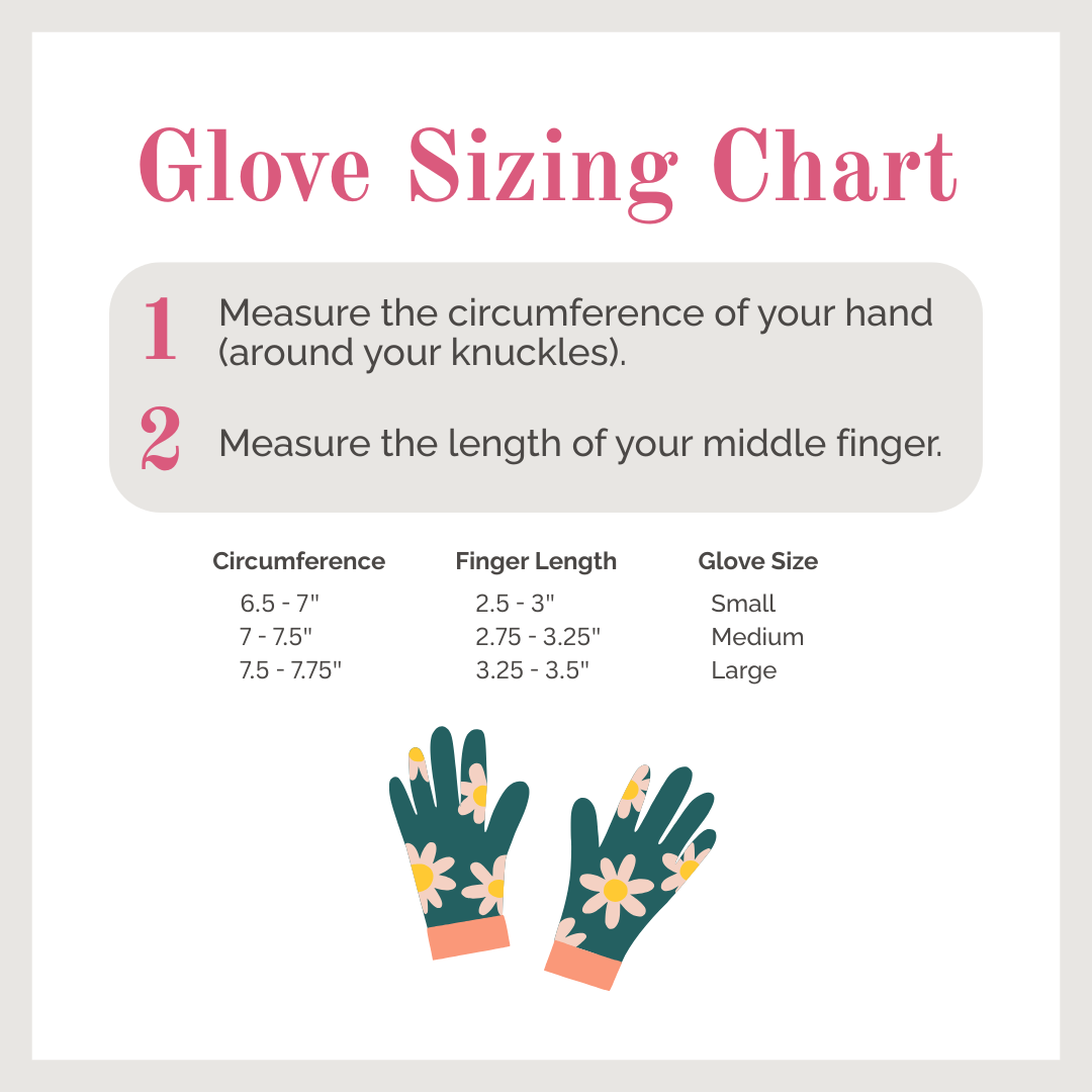 Floral Arm-Saver Garden Gloves