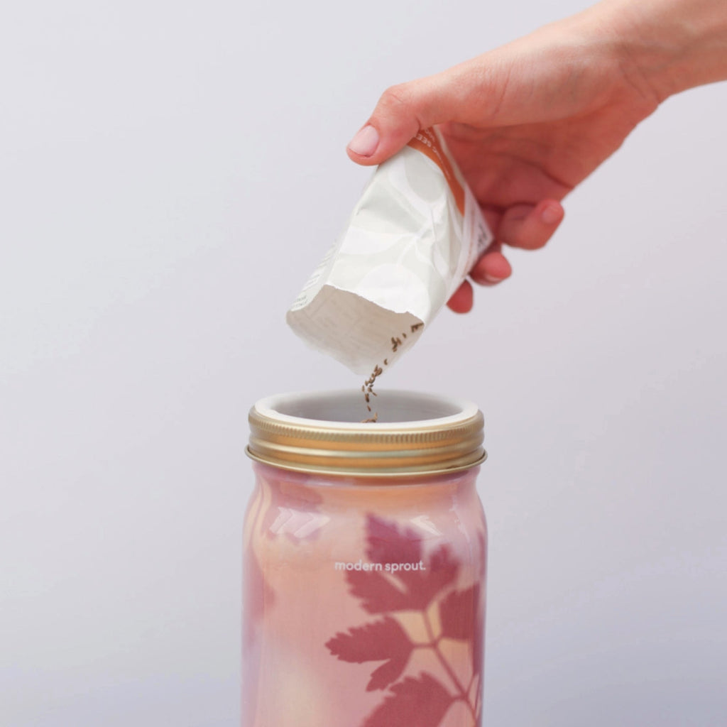Herb Garden Jars