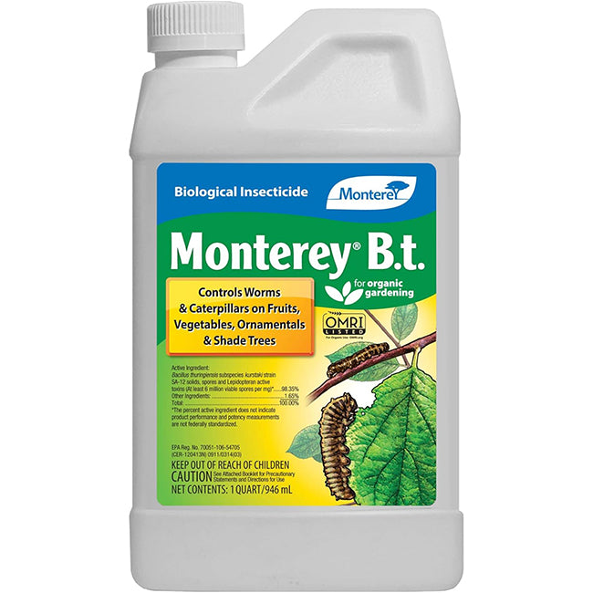 Monterey BT Biological Insecticide – Heirloom