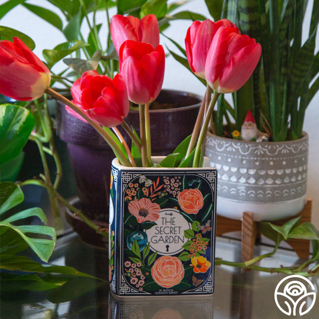 Secret Garden Book Vase