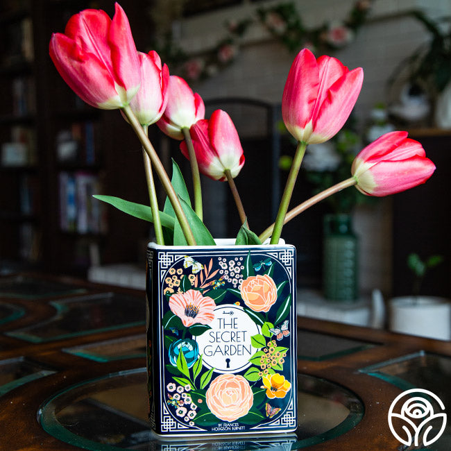Secret Garden Book Vase