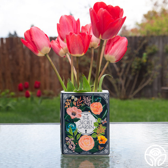 Secret Garden Book Vase