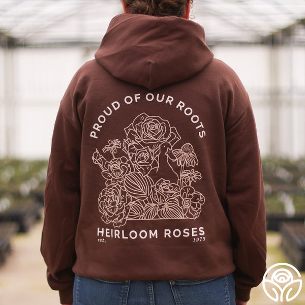 Proud of Our Roots Sweatshirt Heirloom Roses