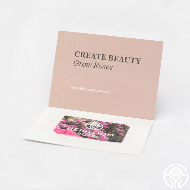 Heirloom Roses Gift Card (Tangible)