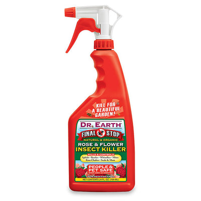 Dr. Earth Final Stop(R) Rose & Flower Insect Killer RTU Natural Organic